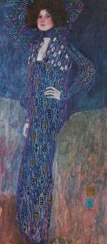 Gustav Klimt : Portrait of Emilie Floge